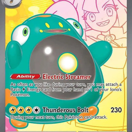 Iono's Bellibolt ex Journey Together Ultra Rare 172/159