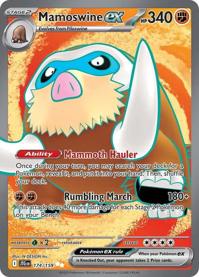 Mamoswine ex Journey Together Ultra Rare 174/159