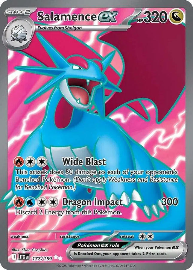Salamence ex Journey Together Ultra Rare 177/159