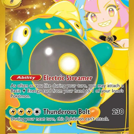 Iono's Bellibolt ex Journey Together Hyper Rare 188/159