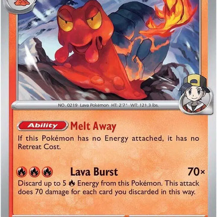 Ethan's Magcargo Rare • 036/182 Destined Rivals Reverse Holofoil