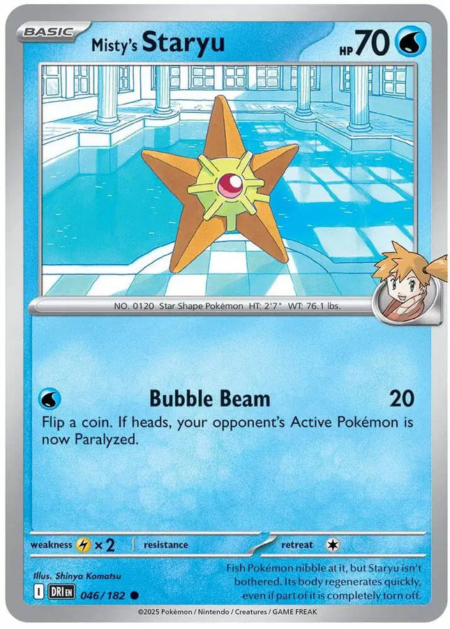 Misty's Staryu Common • 046/182 Destined Rivals