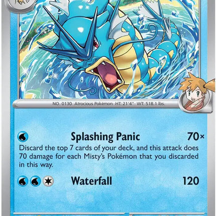 Misty's Gyarados Rare • 049/182 Destined Rivals Reverse Holofoil