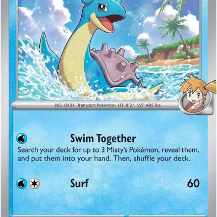 Misty's Lapras Common • 050/182 Destined Rivals Reverse Holofoil