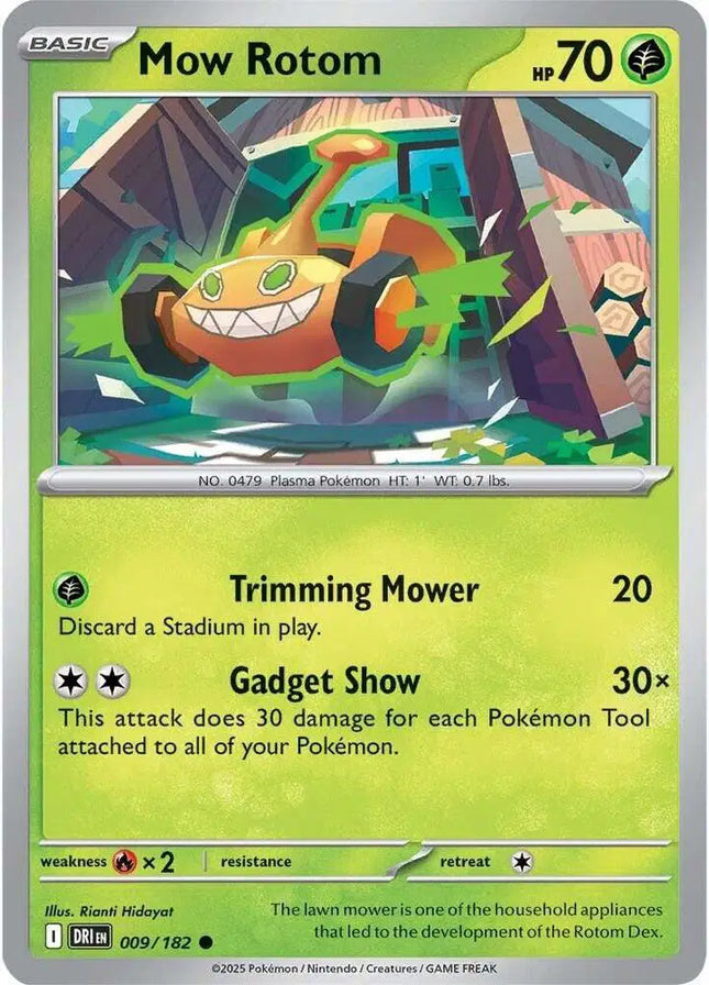 Mow Rotom Common • 009/182 Destined Rivals Reverse Holofoil