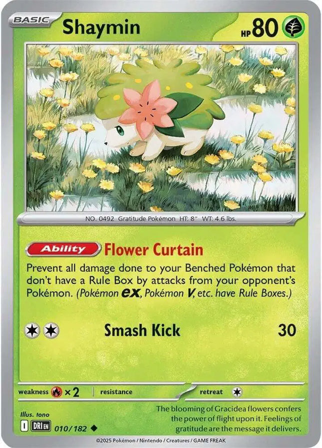 Shaymin Uncommon • 010/182 Destined Rivals