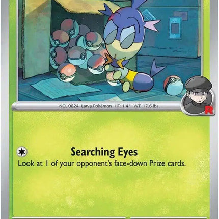 Team Rocket's Blipbug Common • 015/182 Destined Rivals Reverse Holofoil