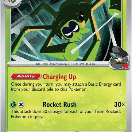 Team Rocket's Spidops Rare • 020/182 Destined Rivals Holofoil