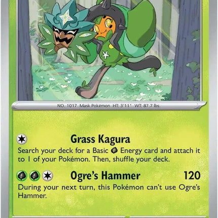Teal Mask Ogerpon Uncommon • 026/182 Destined Rivals Reverse Holofoil