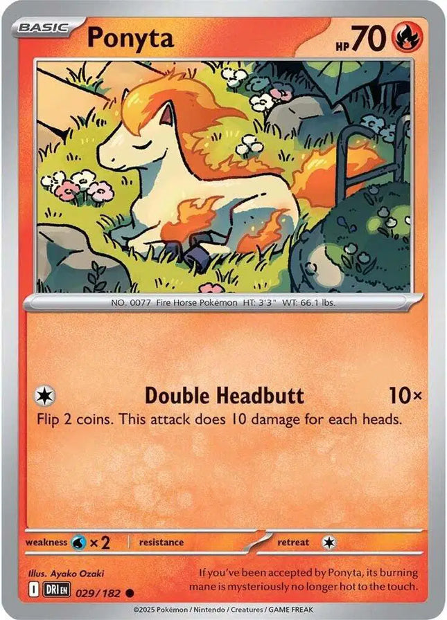 Ponyta Common • 029/182 Destined Rivals