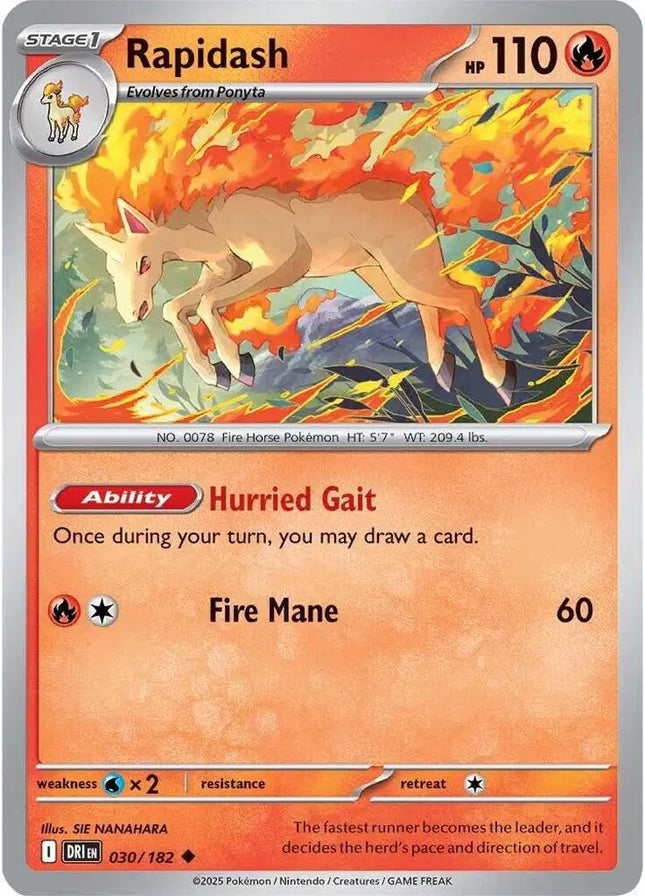 Rapidash Uncommon • 030/182 Destined Rivals