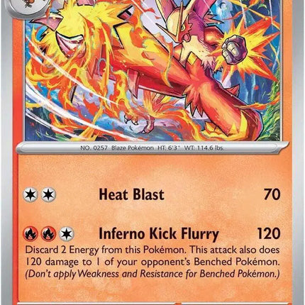Blaziken Rare • 042/182 Destined Rivals Holofoil