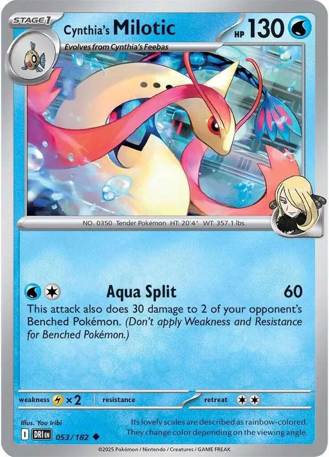 Cynthia's Milotic Uncommon • 053/182 Destined Rivals