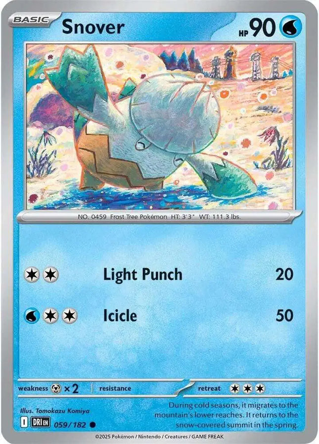 Snover Common • 059/182 Destined Rivals Reverse Holofoil