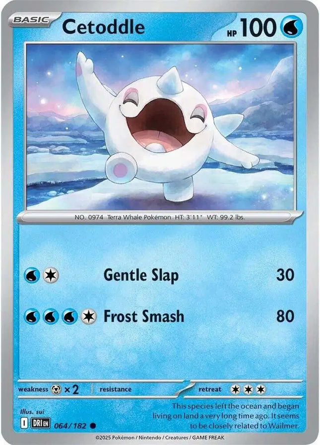 Cetoddle Common • 064/182 Destined Rivals Reverse Holofoil