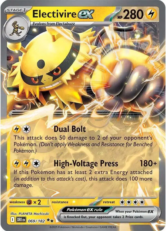 Electivire ex Double Rare • 069/182 Destined Rivals