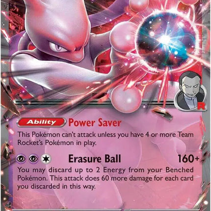 Team Rocket's Mewtwo ex Double Rare • 081/182 Destined Rivals