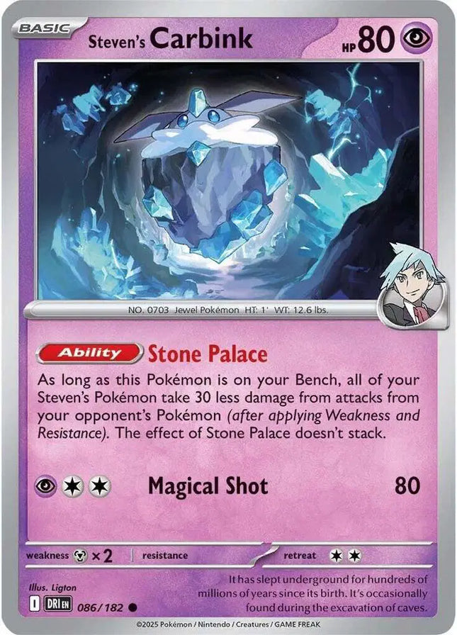 Steven's Carbink Common • 086/182 Destined Rivals
