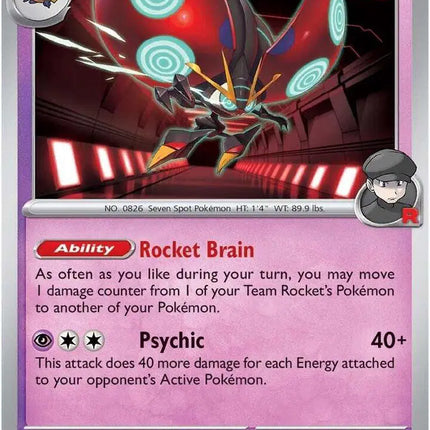 Team Rocket's Orbeetle Uncommon • 089/182 Destined Rivals