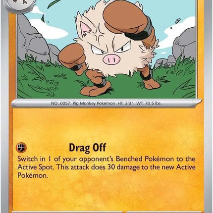 Primeape Common • 091/182 Destined Rivals Reverse Holofoil