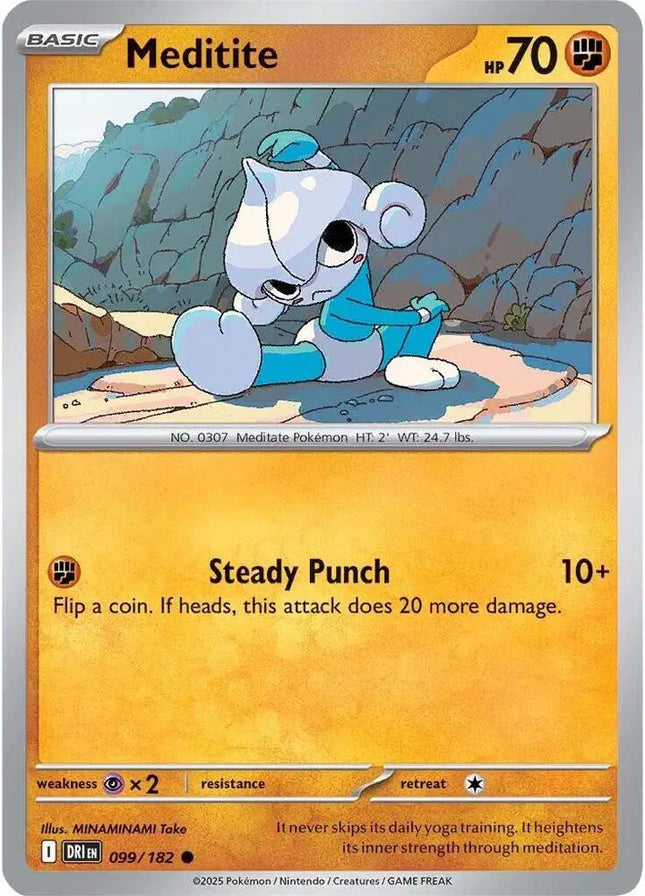 Meditite Common • 099/182 Destined Rivals
