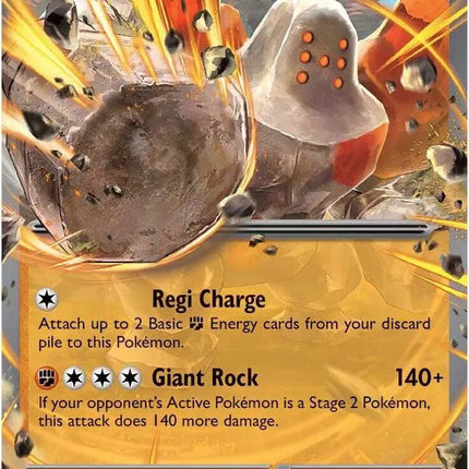 Regirock ex Double Rare • 101/182 Destined Rivals