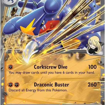 Cynthia's Garchomp ex Double Rare • 104/182 Destined Rivals