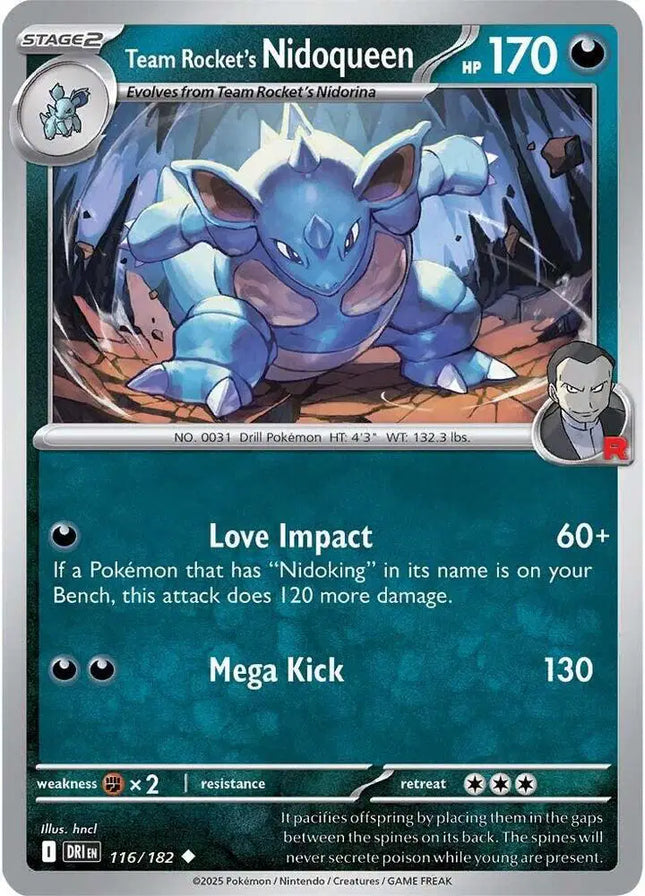 Team Rocket's Nidoqueen Uncommon • 116/182 Destined Rivals