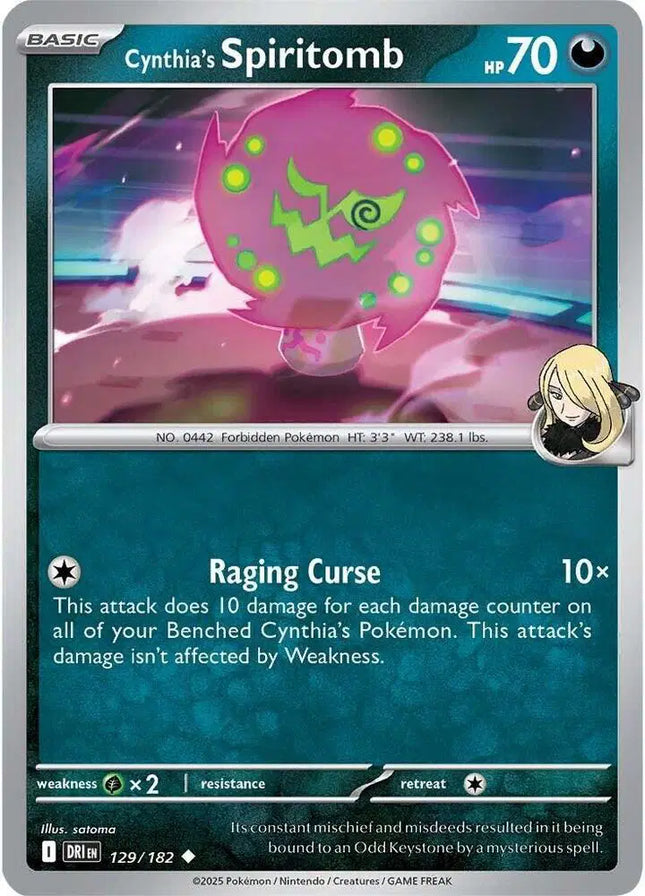 Cynthia's Spiritomb Uncommon • 129/182 Destined Rivals