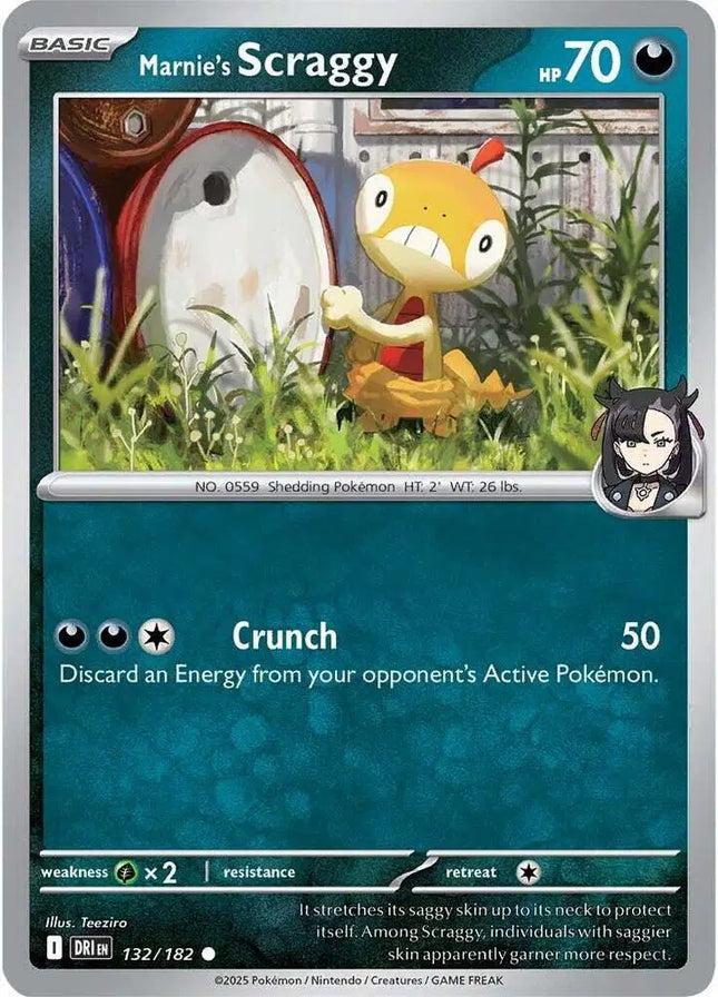 Marnie's Scraggy Common • 132/182 Destined Rivals