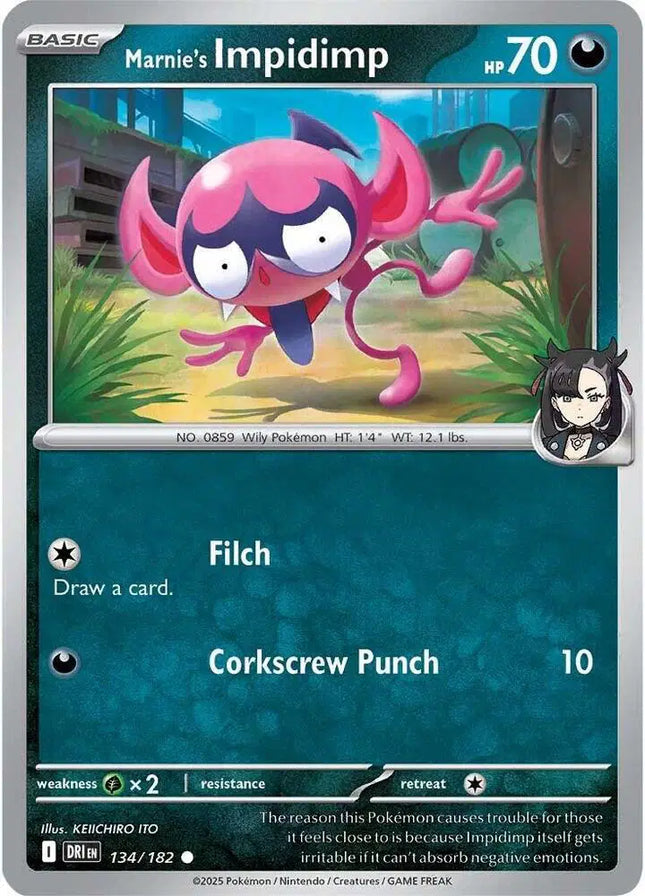 Marnie's Impidimp Common • 134/182 Destined Rivals