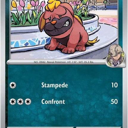 Arven's Maschiff Common • 138/182 Destined Rivals Reverse Holofoil