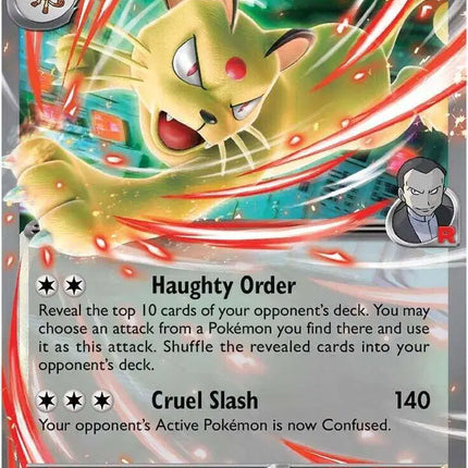 Team Rocket's Persian ex Double Rare • 150/182 Destined Rivals