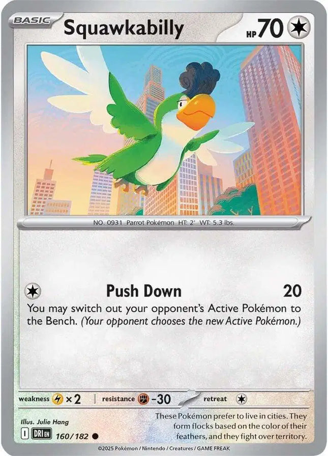 Squawkabilly Common • 160/182 Destined Rivals Reverse Holofoil
