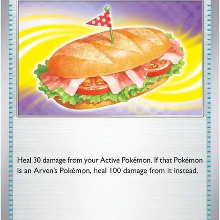 Arven's Sandwich Uncommon • 161/182 Destined Rivals Reverse Holofoil