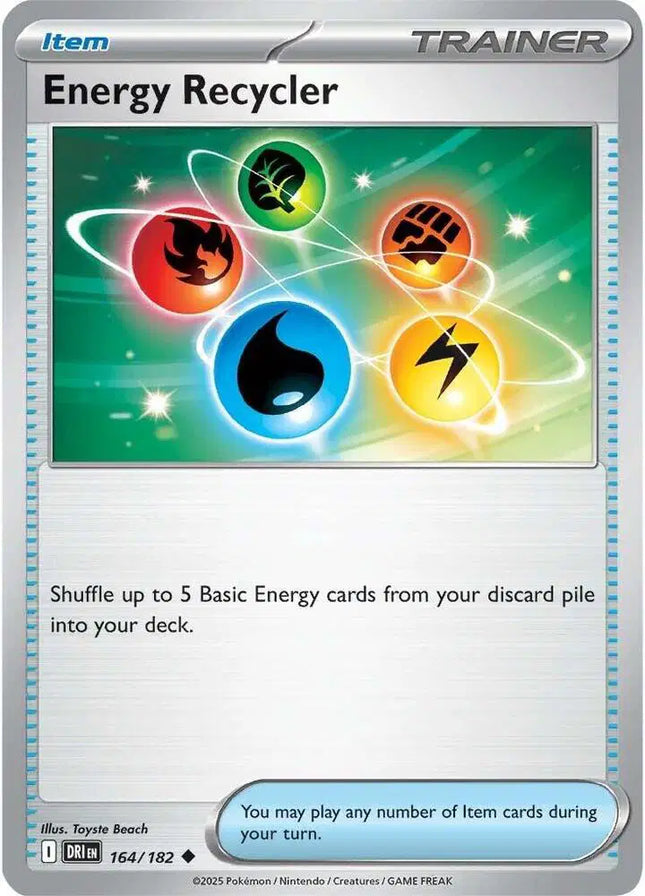 Energy Recycler Uncommon • 164/182 Destined Rivals Reverse Holofoil