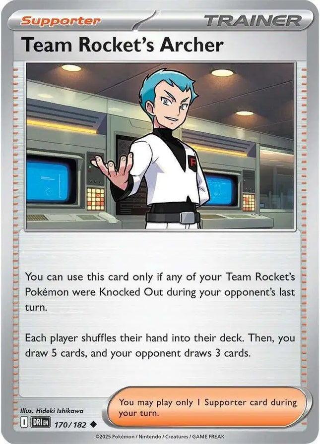 Team Rocket's Archer Uncommon • 170/182 Destined Rivals