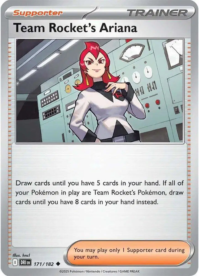 Team Rocket's Ariana Uncommon • 171/182 Destined Rivals Reverse Holofoil
