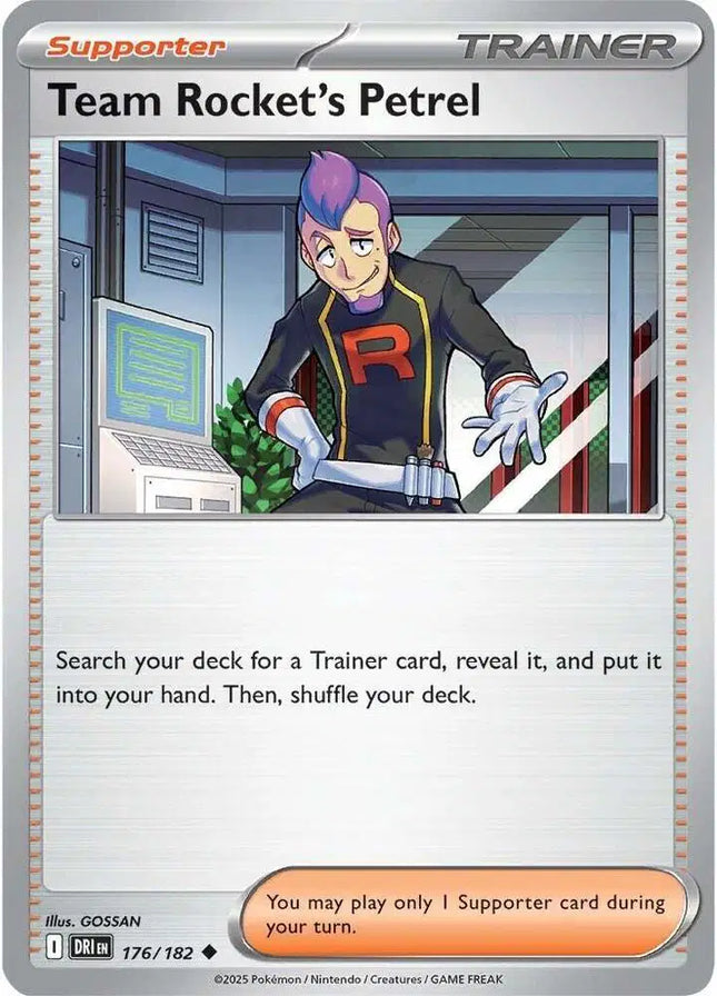Team Rocket's Petrel Uncommon • 176/182 Destined Rivals Reverse Holofoil