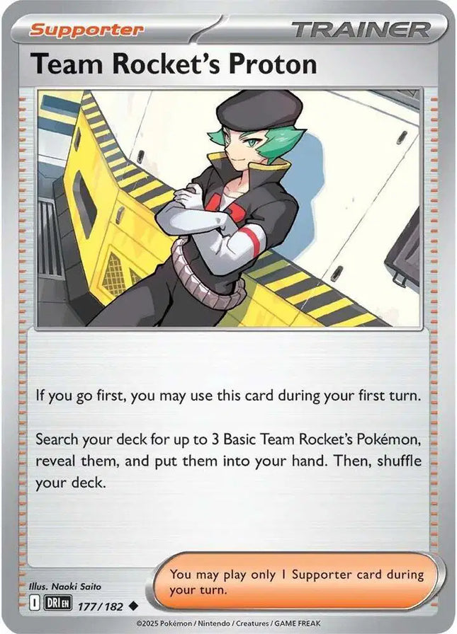 Team Rocket's Proton Uncommon • 177/182 Destined Rivals Reverse Holofoil