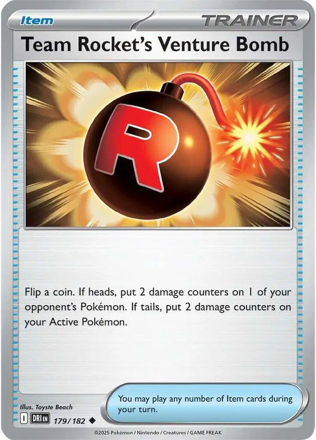 Team Rocket's Venture Bomb Uncommon • 179/182 Destined Rivals