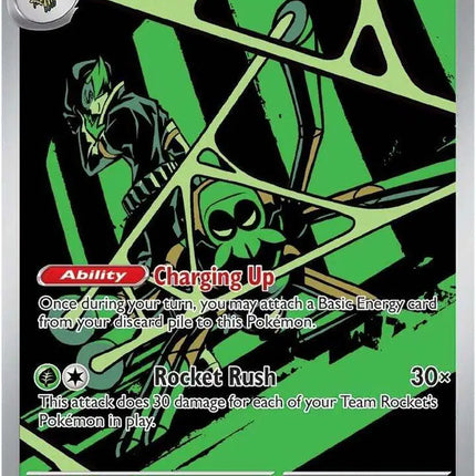 Team Rocket's Spidops Illustration Rare • 187/182 Destined Rivals