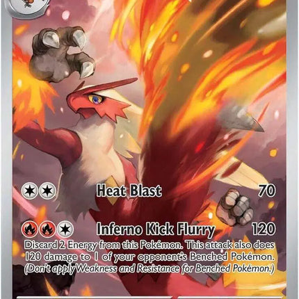 Blaziken Pokemon • Illustration Rare • 192/182 Destined Rivals
