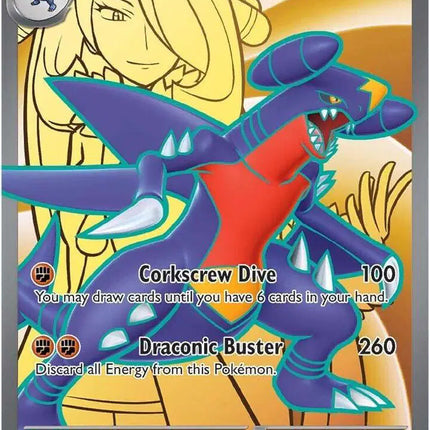 Cynthia's Garchomp ex Ultra Rare • 215/182 Destined Rivals