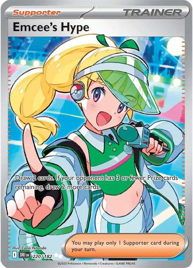 Emcee's Hype Ultra Rare • 220/182 Destined Rivals