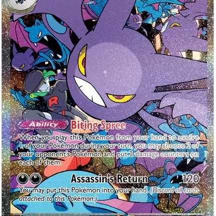 Team Rocket's Crobat ex Destined Rivals Special Illustration Rare 234/182