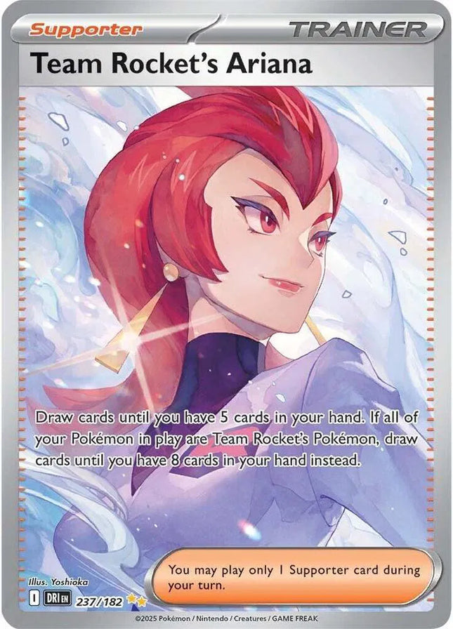Team Rocket's Ariana Destined Rivals Special Illustration Rare 237/182
