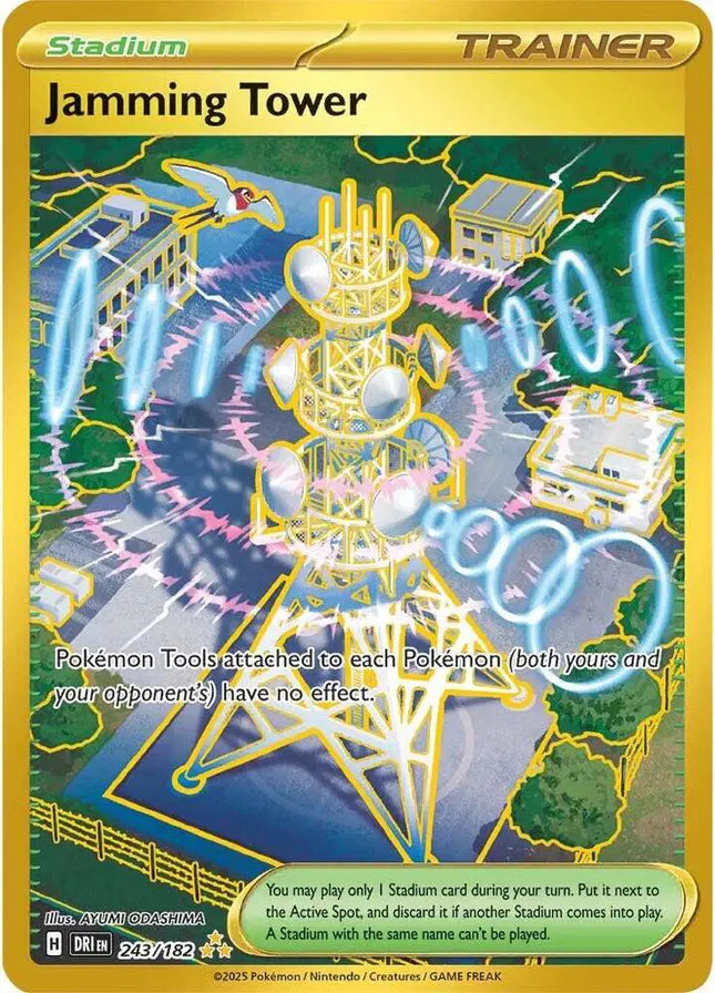 Jamming Tower Hyper Rare • 243/182 Destined Rivals