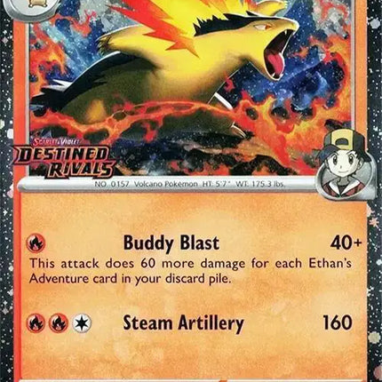 Ethan's Typhlosion (Prerelease) Rare • 034/182 Scarlet & Violet Promo