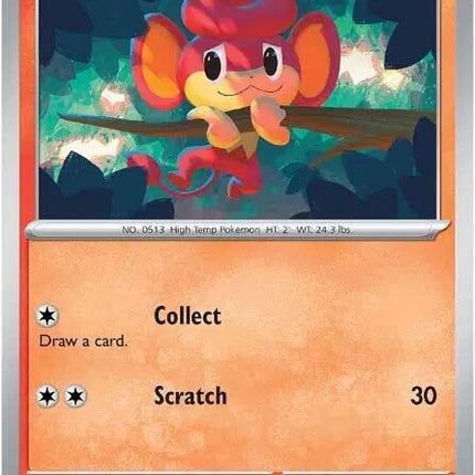 Pansear Common • 014/086 White Flare Reverse Holofoil